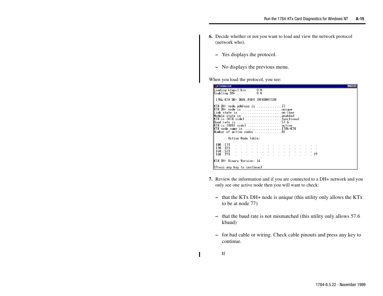 Rockwell Automation 1784-KTS_KTX_KTXD User Manual Communication Interface Card User Manual | Page 59 / 96