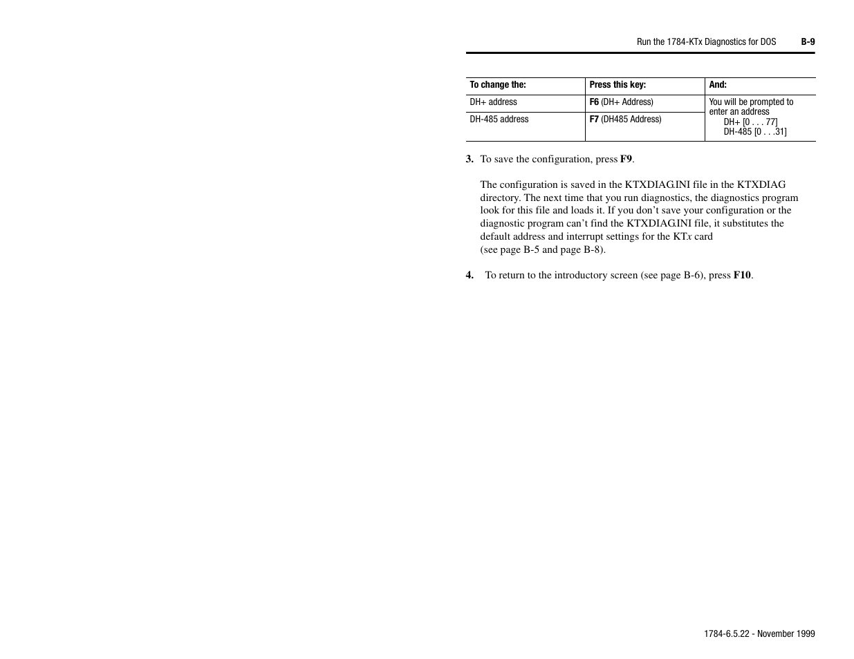 Rockwell Automation 1784-KTS_KTX_KTXD User Manual Communication Interface Card User Manual | Page 73 / 96