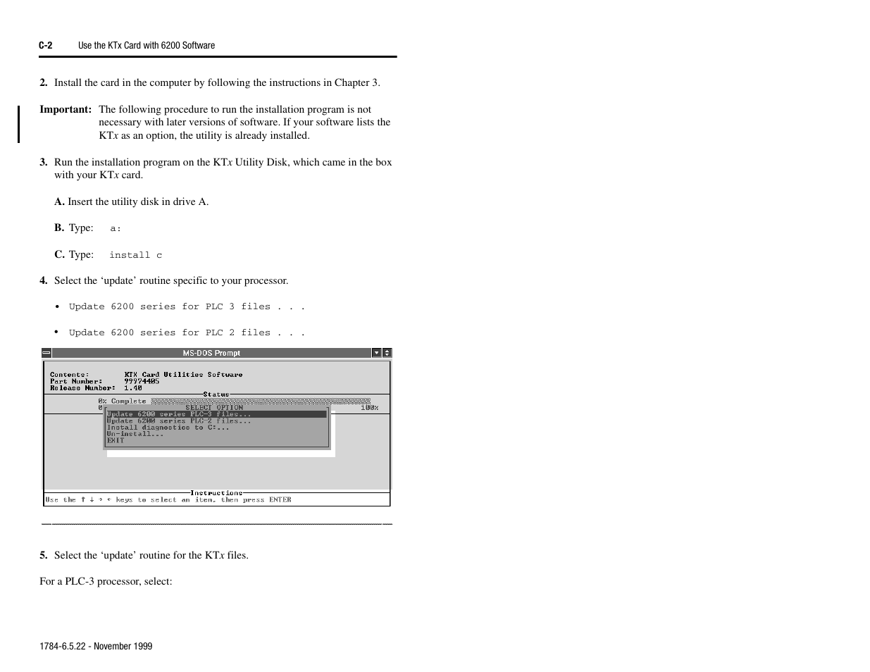 Rockwell Automation 1784-KTS_KTX_KTXD User Manual Communication Interface Card User Manual | Page 86 / 96