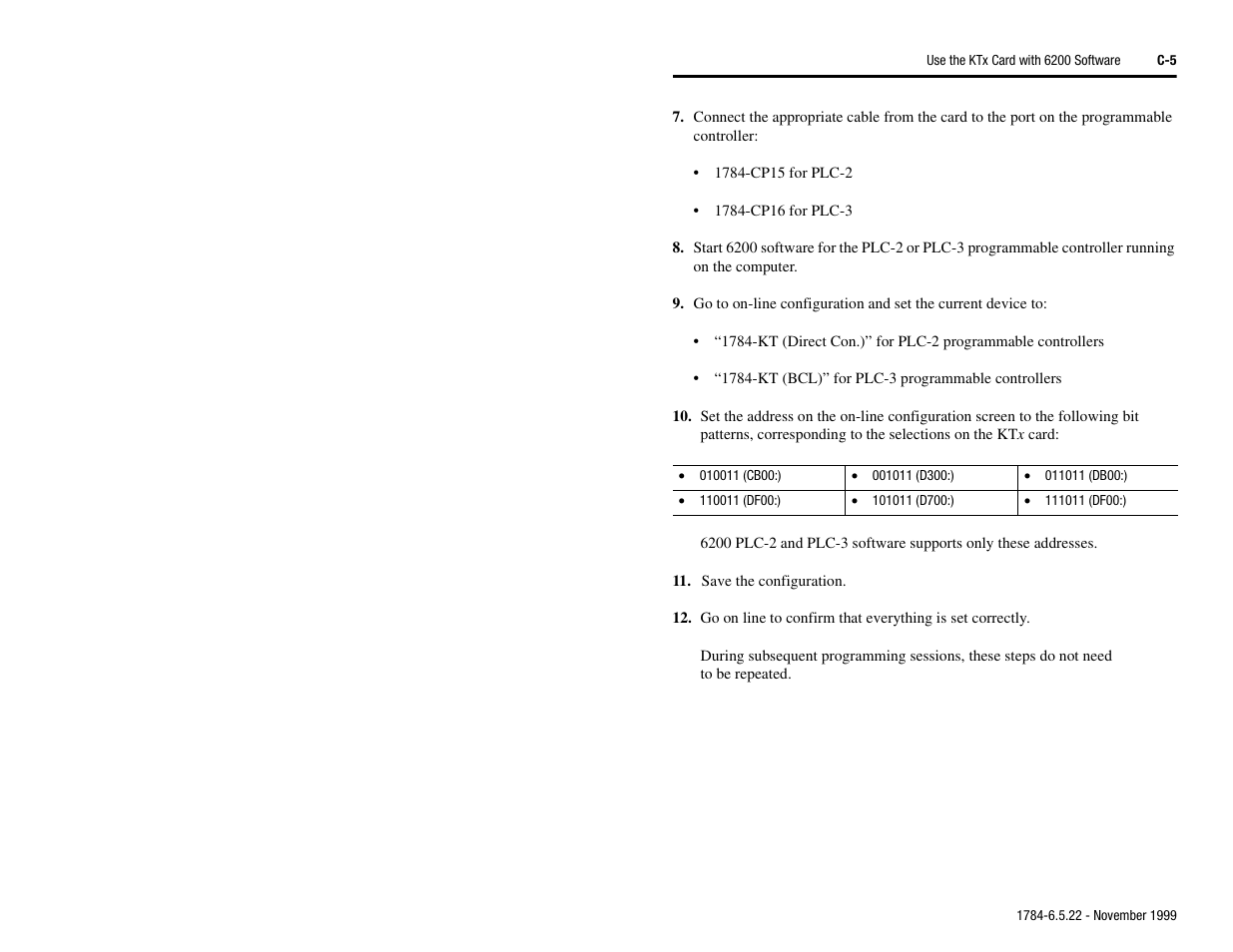 Rockwell Automation 1784-KTS_KTX_KTXD User Manual Communication Interface Card User Manual | Page 89 / 96