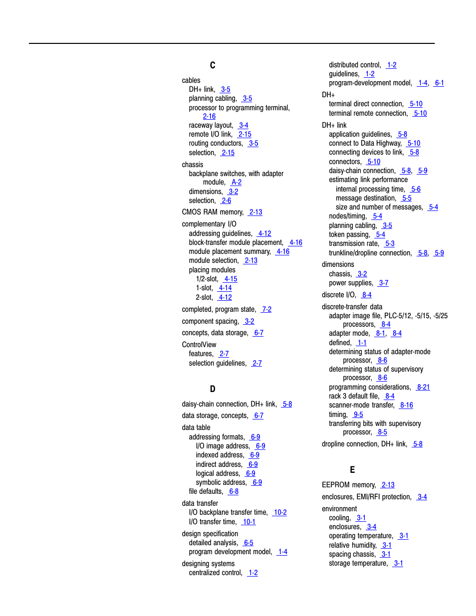 Rockwell Automation 1785-LTx,D17856.2.1 Classic PLC-5 Programmable Controllers Users Manual User Manual | Page 180 / 186