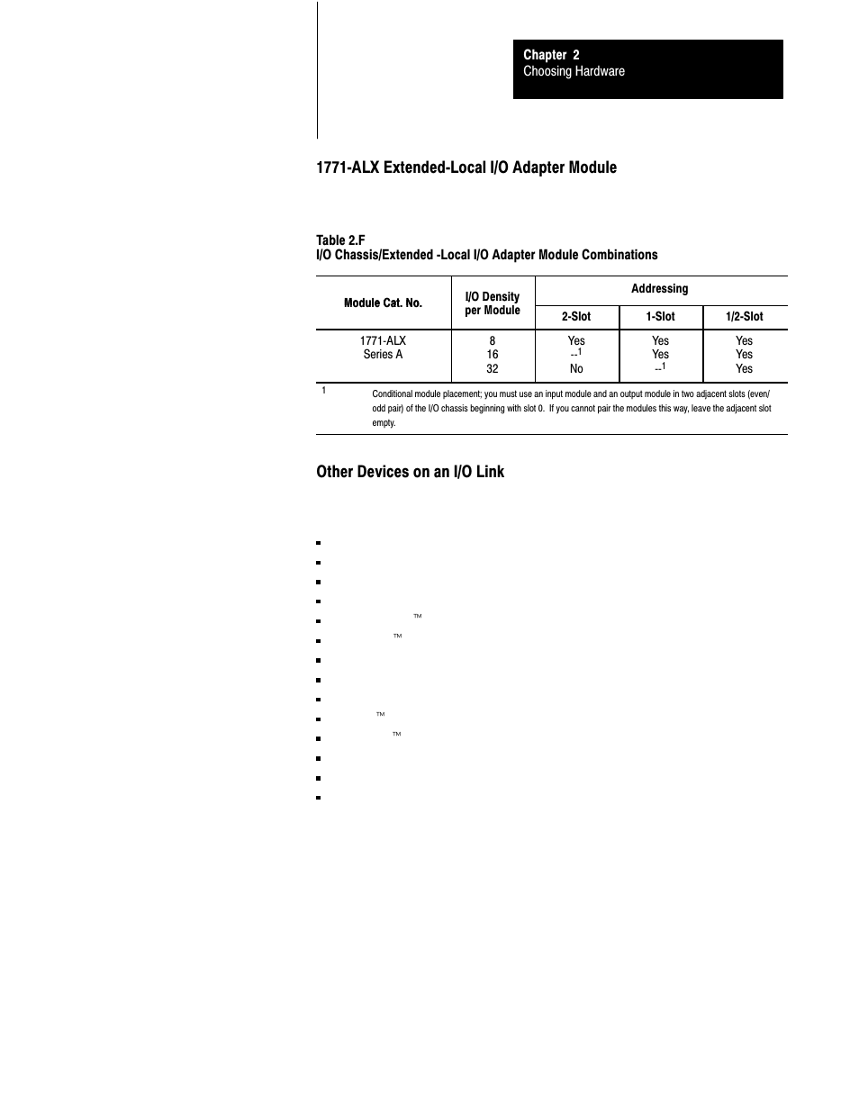 Rockwell Automation 1785-LTx,D17856.2.1 Classic PLC-5 Programmable Controllers Users Manual User Manual | Page 24 / 186