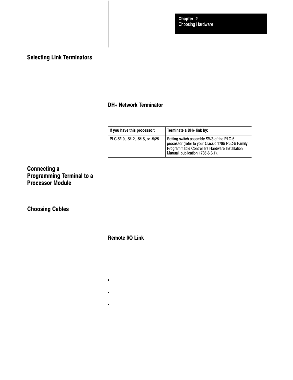 2ć15 | Rockwell Automation 1785-LTx,D17856.2.1 Classic PLC-5 Programmable Controllers Users Manual User Manual | Page 34 / 186
