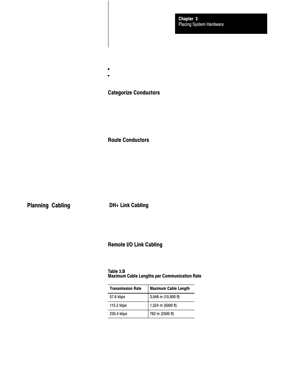 Planning cabling | Rockwell Automation 1785-LTx,D17856.2.1 Classic PLC-5 Programmable Controllers Users Manual User Manual | Page 40 / 186