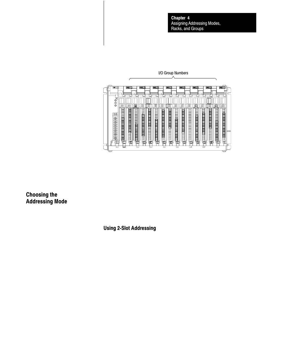 Choosing the addressing mode | Rockwell Automation 1785-LTx,D17856.2.1 Classic PLC-5 Programmable Controllers Users Manual User Manual | Page 45 / 186