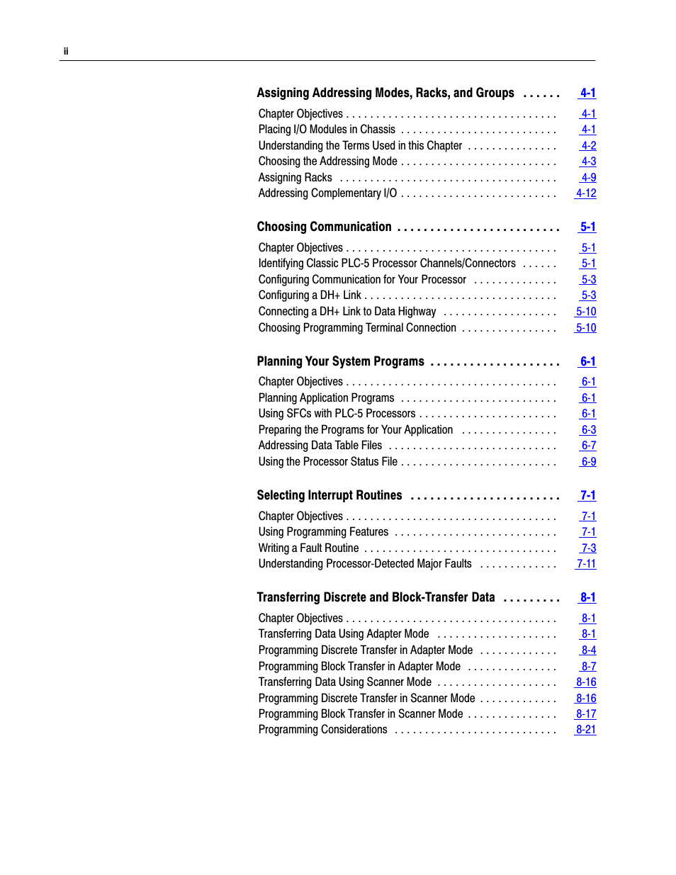 Rockwell Automation 1785-LTx,D17856.2.1 Classic PLC-5 Programmable Controllers Users Manual User Manual | Page 5 / 186