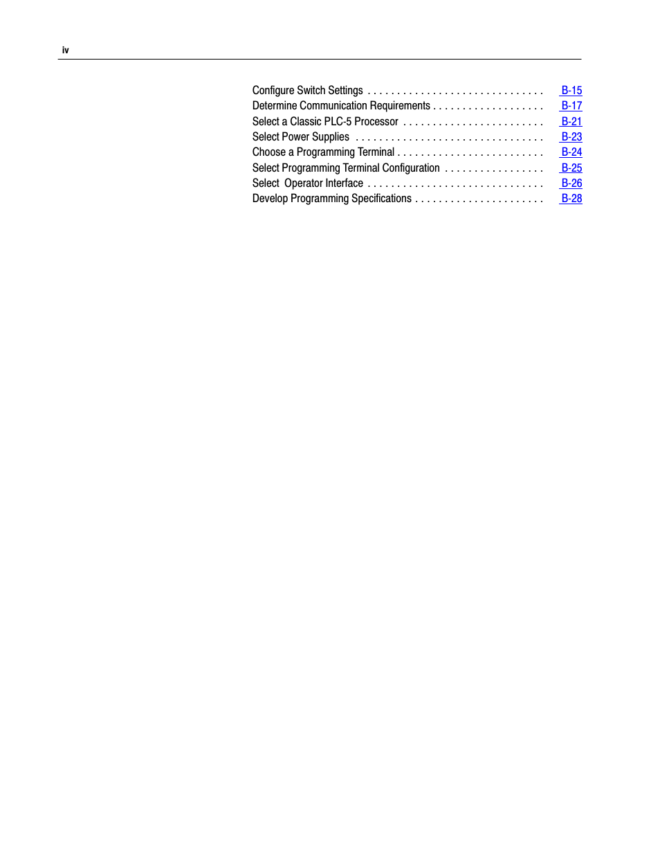 Rockwell Automation 1785-LTx,D17856.2.1 Classic PLC-5 Programmable Controllers Users Manual User Manual | Page 7 / 186