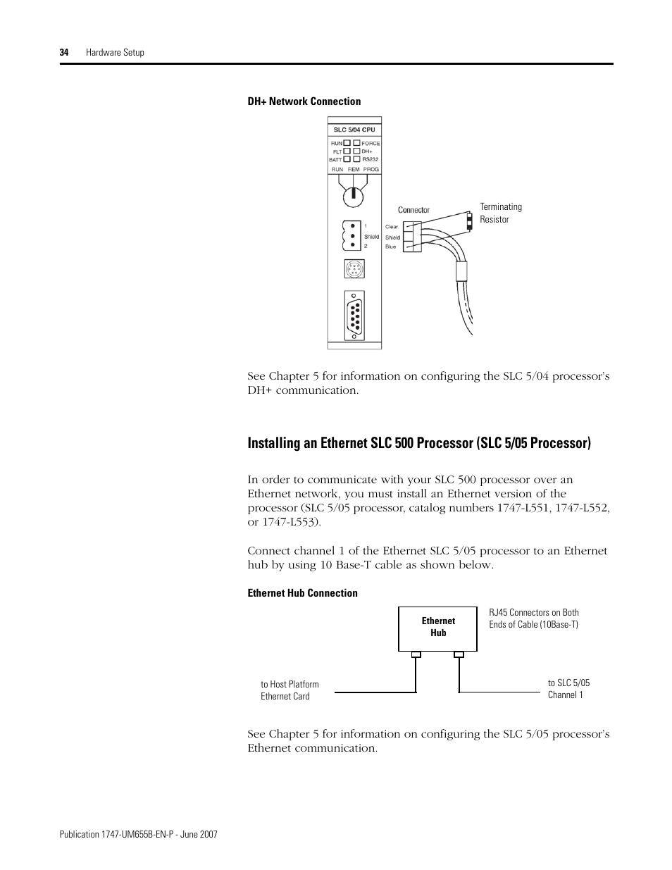 Rockwell Automation 1747-SDN SLC 500 DeviceNet Scanner Module User Manual User Manual | Page 34 / 160