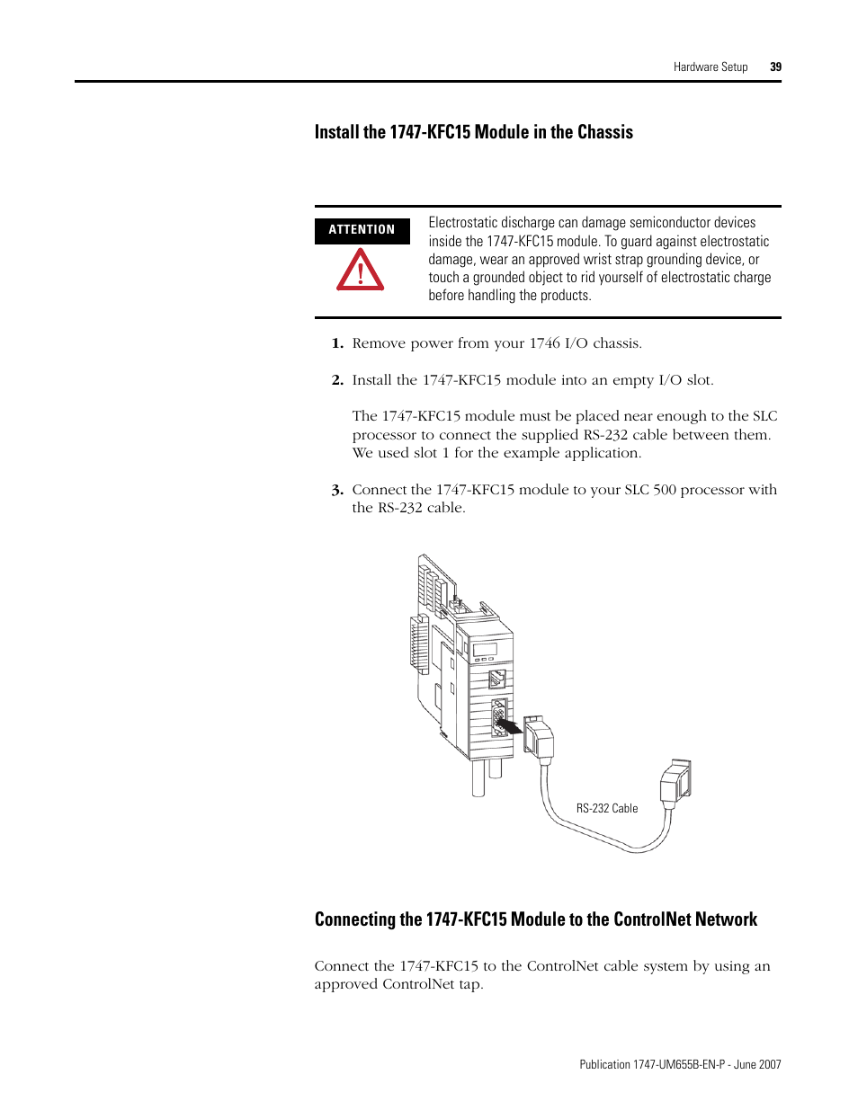 Rockwell Automation 1747-SDN SLC 500 DeviceNet Scanner Module User Manual User Manual | Page 39 / 160