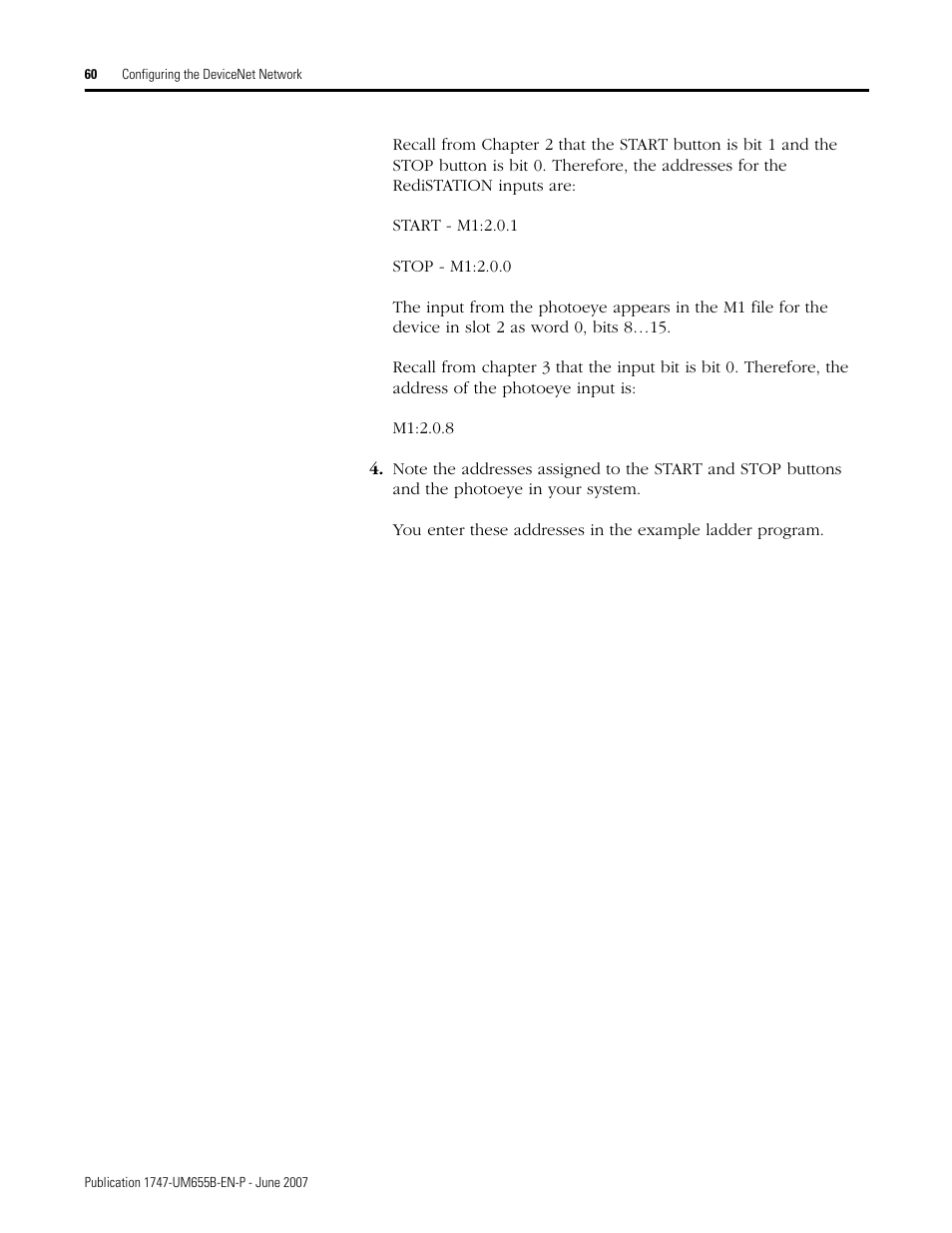 Rockwell Automation 1747-SDN SLC 500 DeviceNet Scanner Module User Manual User Manual | Page 60 / 160