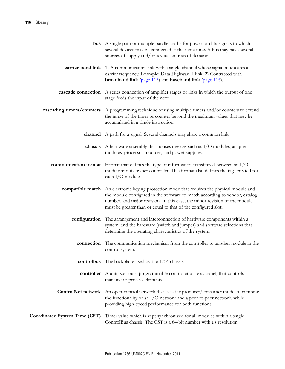 Rockwell Automation 1756-HSC ControlLogix High Speed Counter Module User Manual | Page 116 / 128