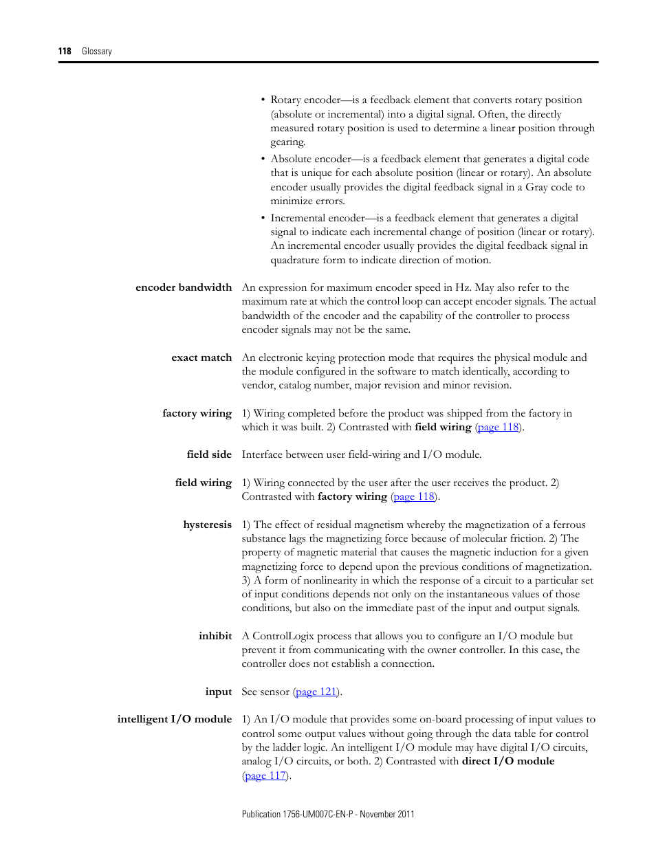 Rockwell Automation 1756-HSC ControlLogix High Speed Counter Module User Manual | Page 118 / 128