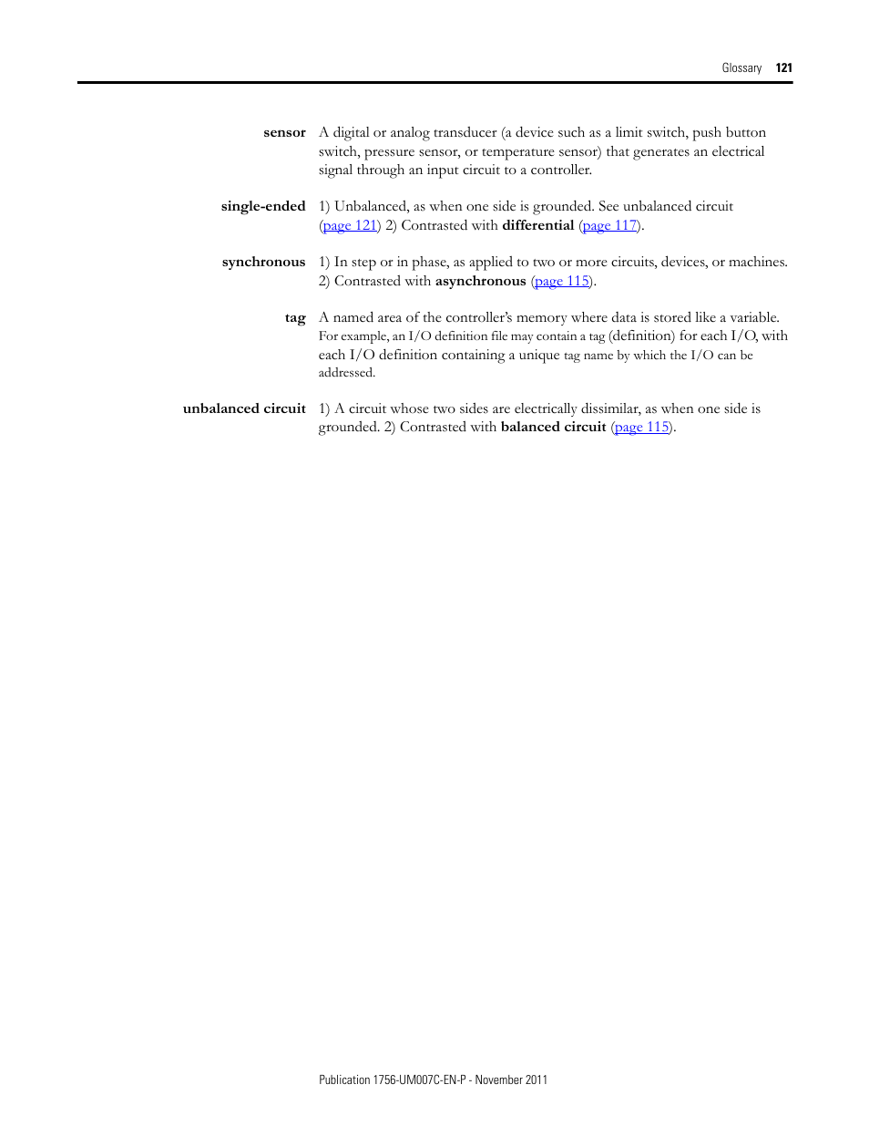 Rockwell Automation 1756-HSC ControlLogix High Speed Counter Module User Manual | Page 121 / 128