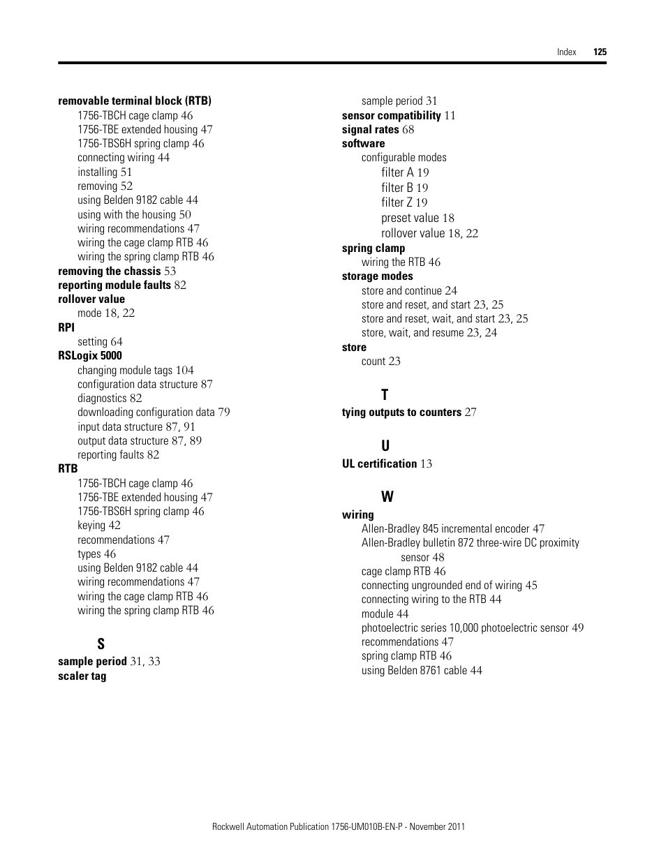 Rockwell Automation 1756-HSC ControlLogix High Speed Counter Module User Manual | Page 125 / 128