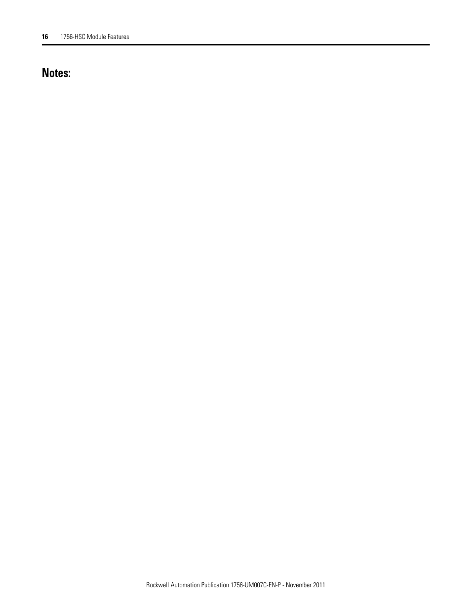Rockwell Automation 1756-HSC ControlLogix High Speed Counter Module User Manual | Page 16 / 128