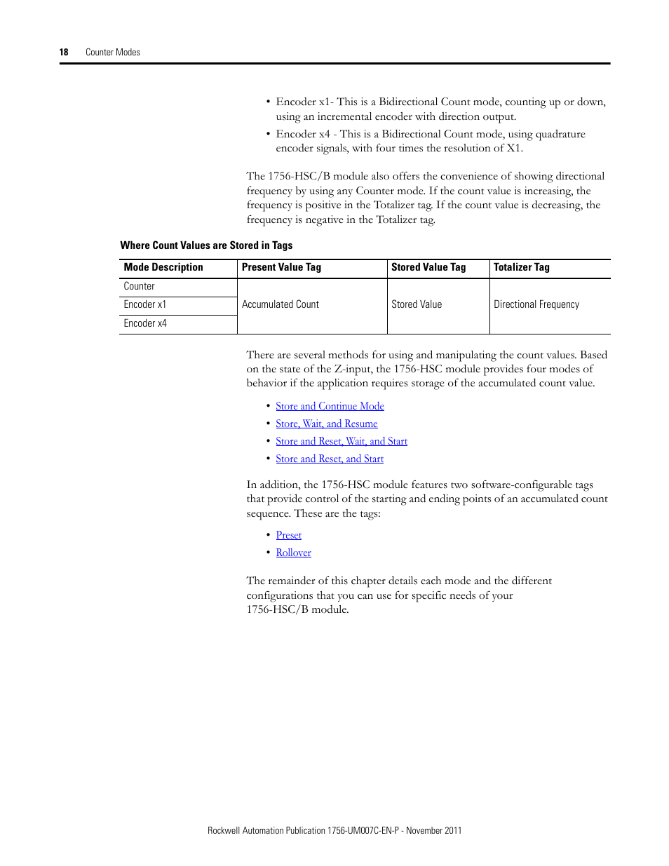 Rockwell Automation 1756-HSC ControlLogix High Speed Counter Module User Manual | Page 18 / 128