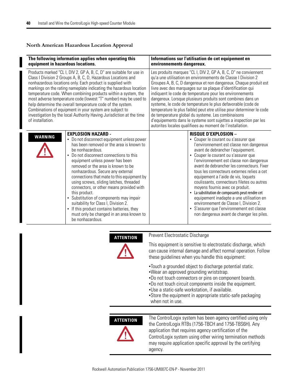 Rockwell Automation 1756-HSC ControlLogix High Speed Counter Module User Manual | Page 40 / 128