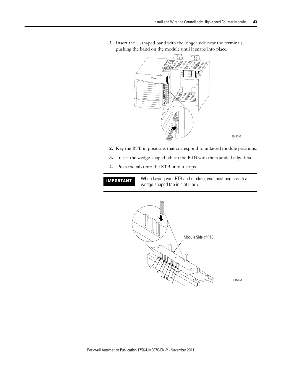 Rockwell Automation 1756-HSC ControlLogix High Speed Counter Module User Manual | Page 43 / 128