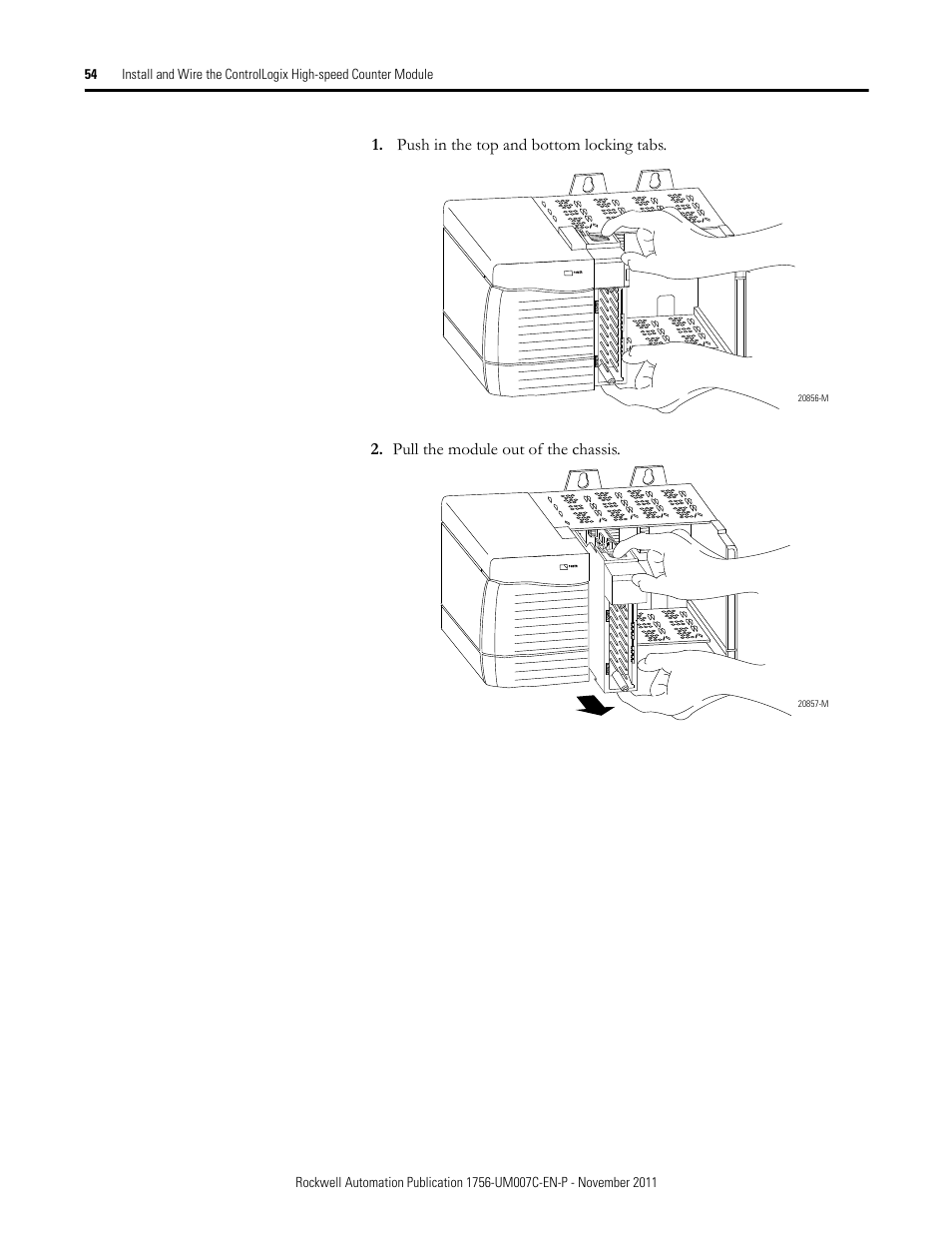 Rockwell Automation 1756-HSC ControlLogix High Speed Counter Module User Manual | Page 54 / 128