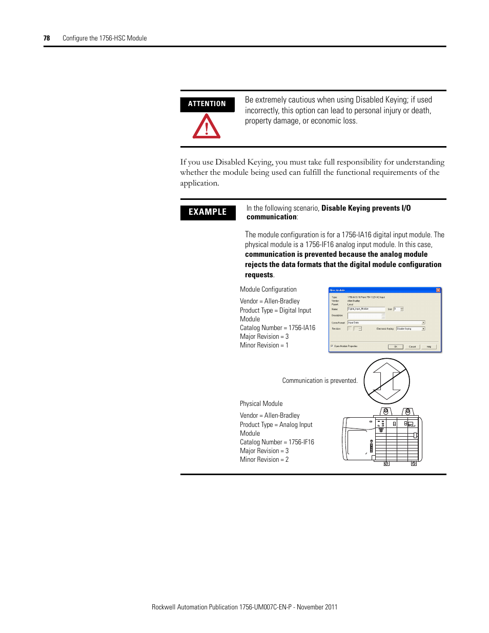 Rockwell Automation 1756-HSC ControlLogix High Speed Counter Module User Manual | Page 78 / 128