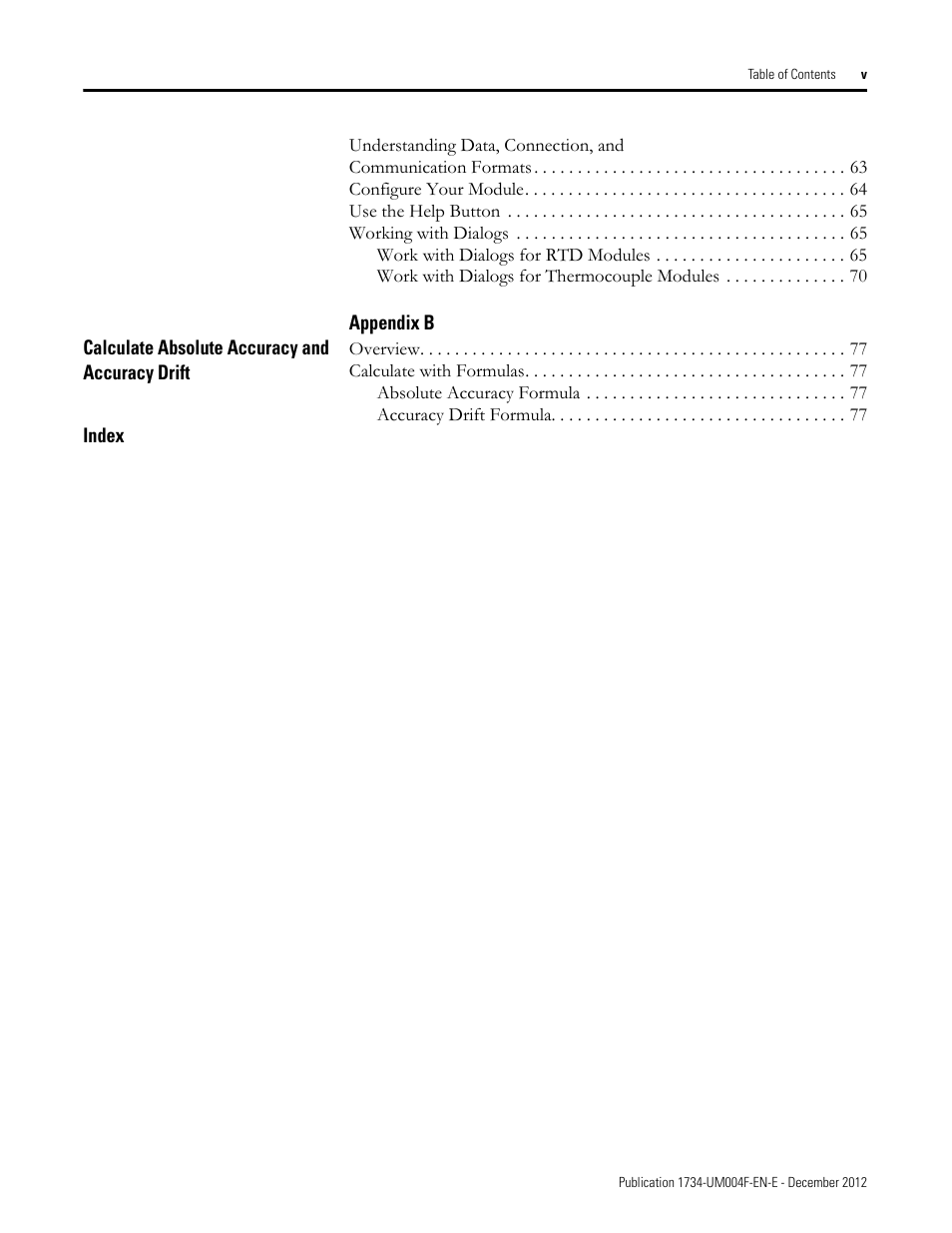Rockwell Automation 1734-IT2I Thermocouple and RTD Input Module User Manual User Manual | Page 5 / 84