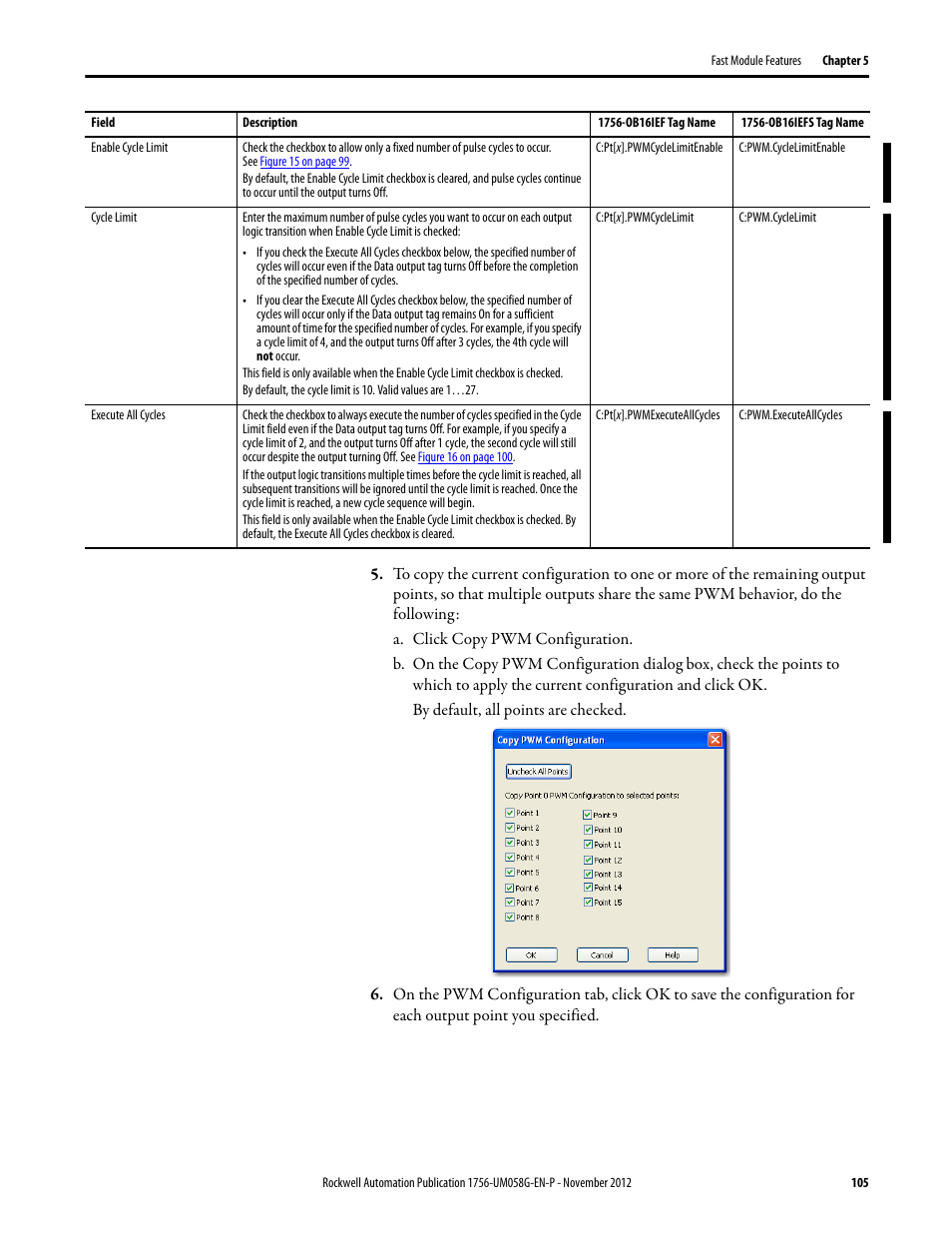 Rockwell Automation 1756-XXXX ControlLogix Digital I/O Modules User Manual | Page 105 / 258