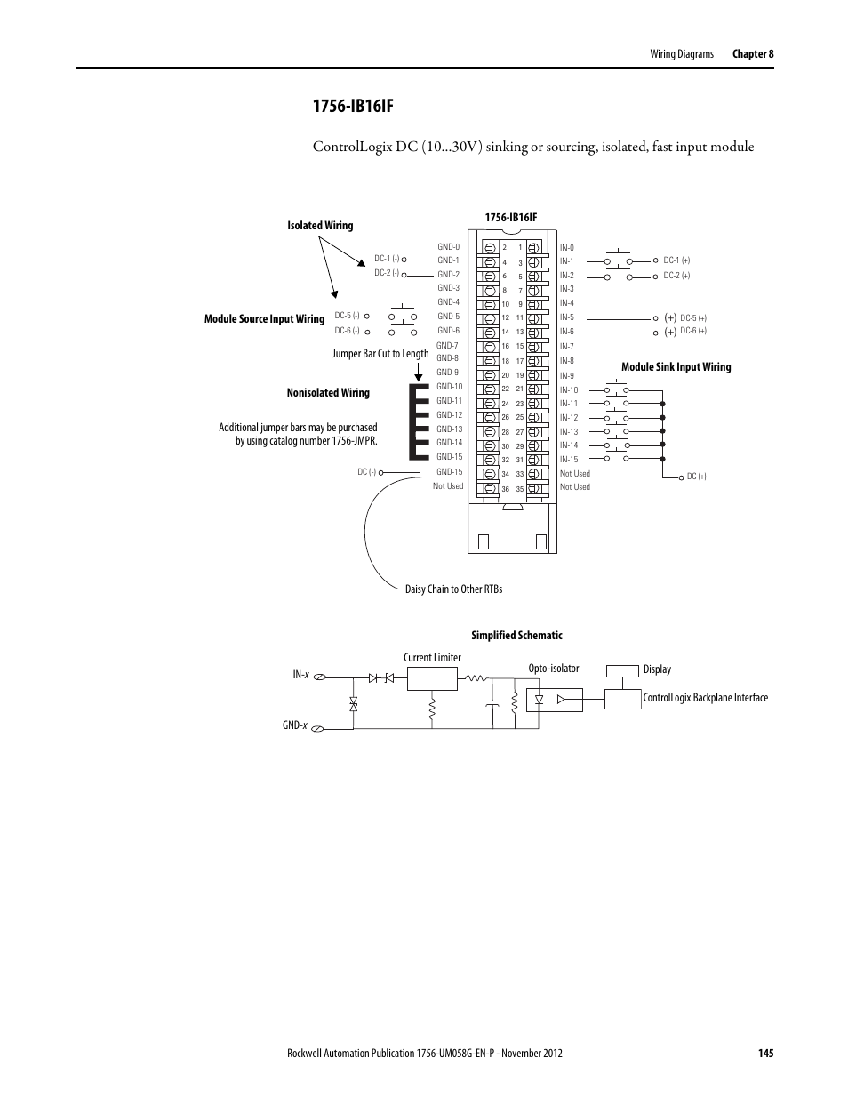 1756-ib16if | Rockwell Automation 1756-XXXX ControlLogix Digital I/O Modules User Manual | Page 145 / 258