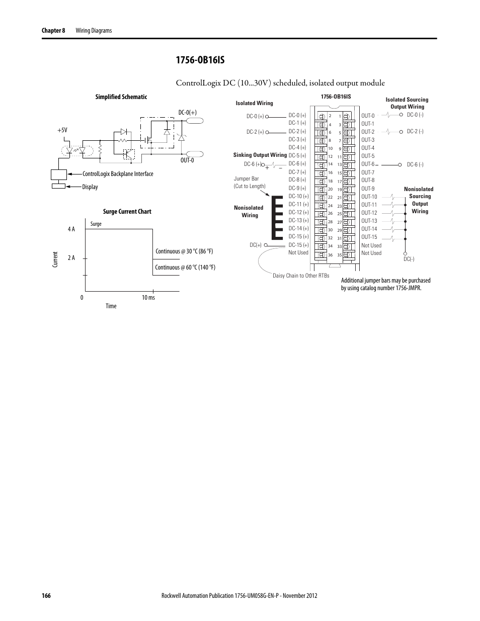 1756-ob16is | Rockwell Automation 1756-XXXX ControlLogix Digital I/O Modules User Manual | Page 166 / 258