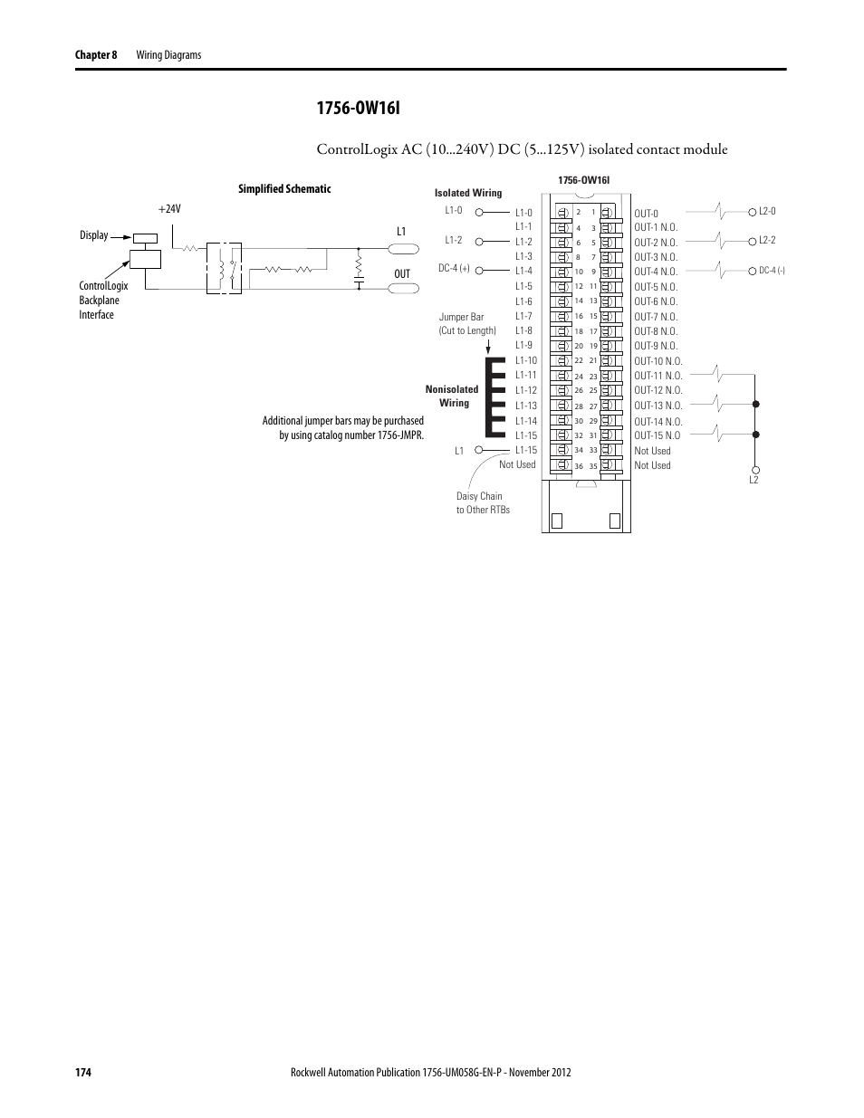 1756-ow16i | Rockwell Automation 1756-XXXX ControlLogix Digital I/O Modules User Manual | Page 174 / 258