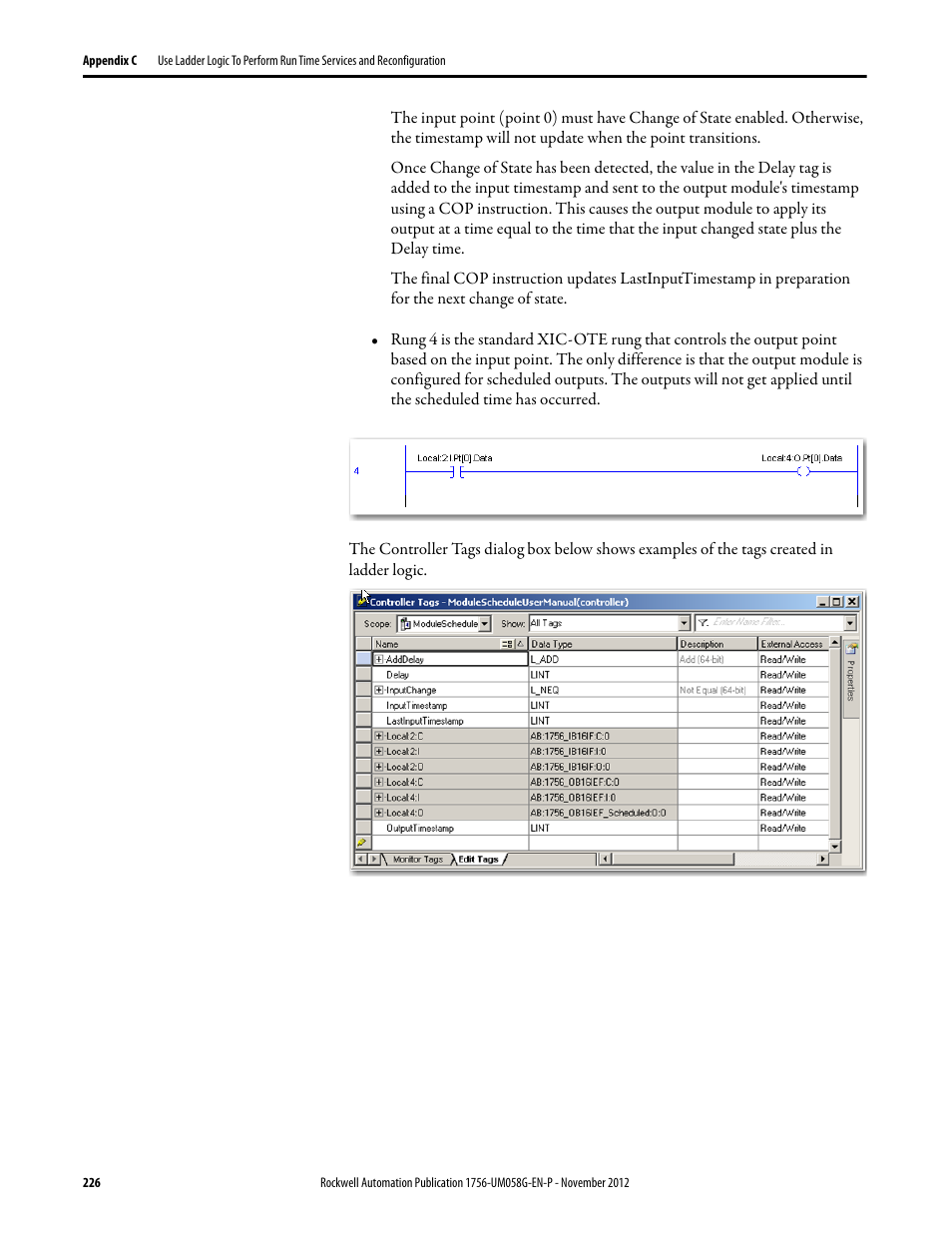 Rockwell Automation 1756-XXXX ControlLogix Digital I/O Modules User Manual | Page 226 / 258