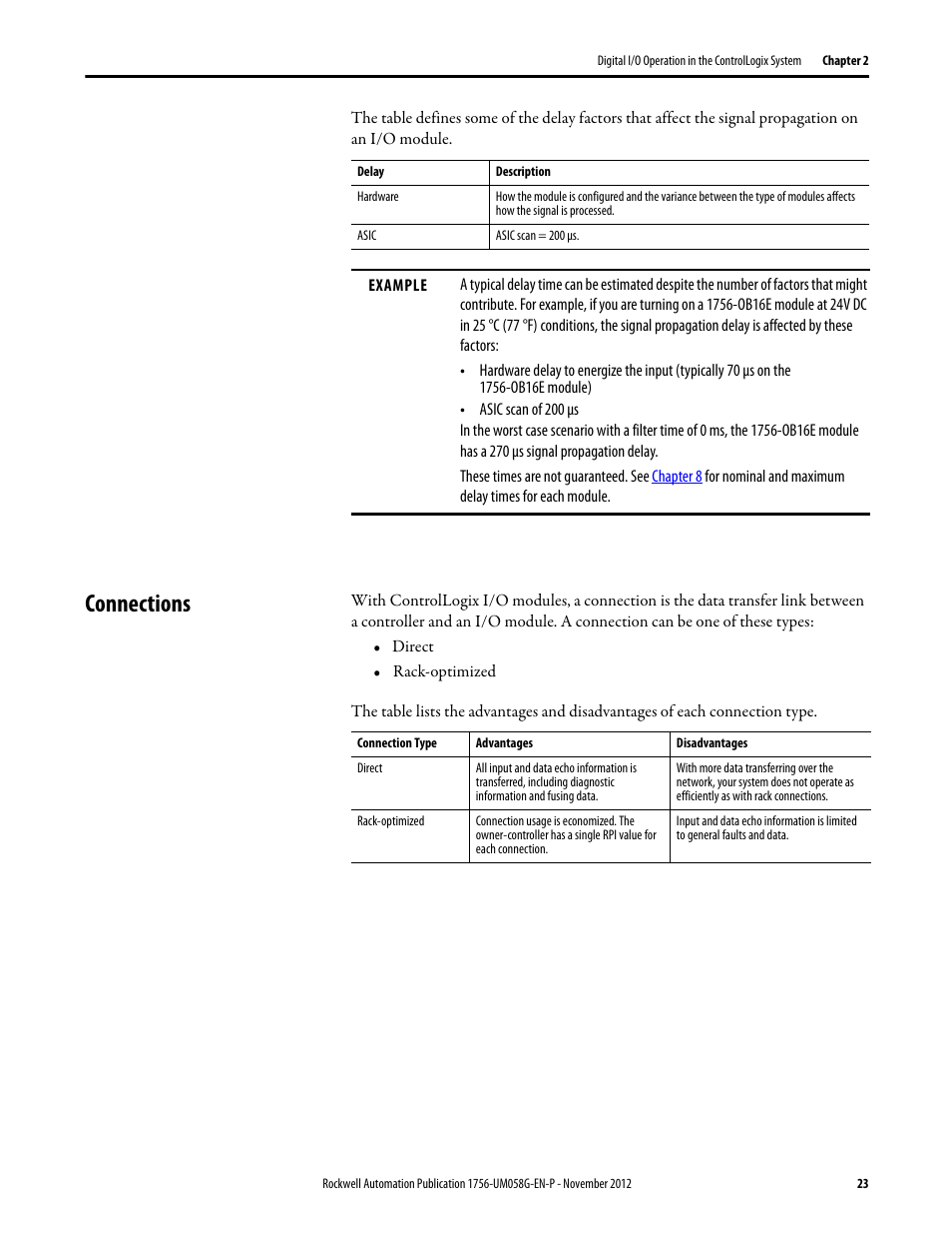 Connections | Rockwell Automation 1756-XXXX ControlLogix Digital I/O Modules User Manual | Page 23 / 258