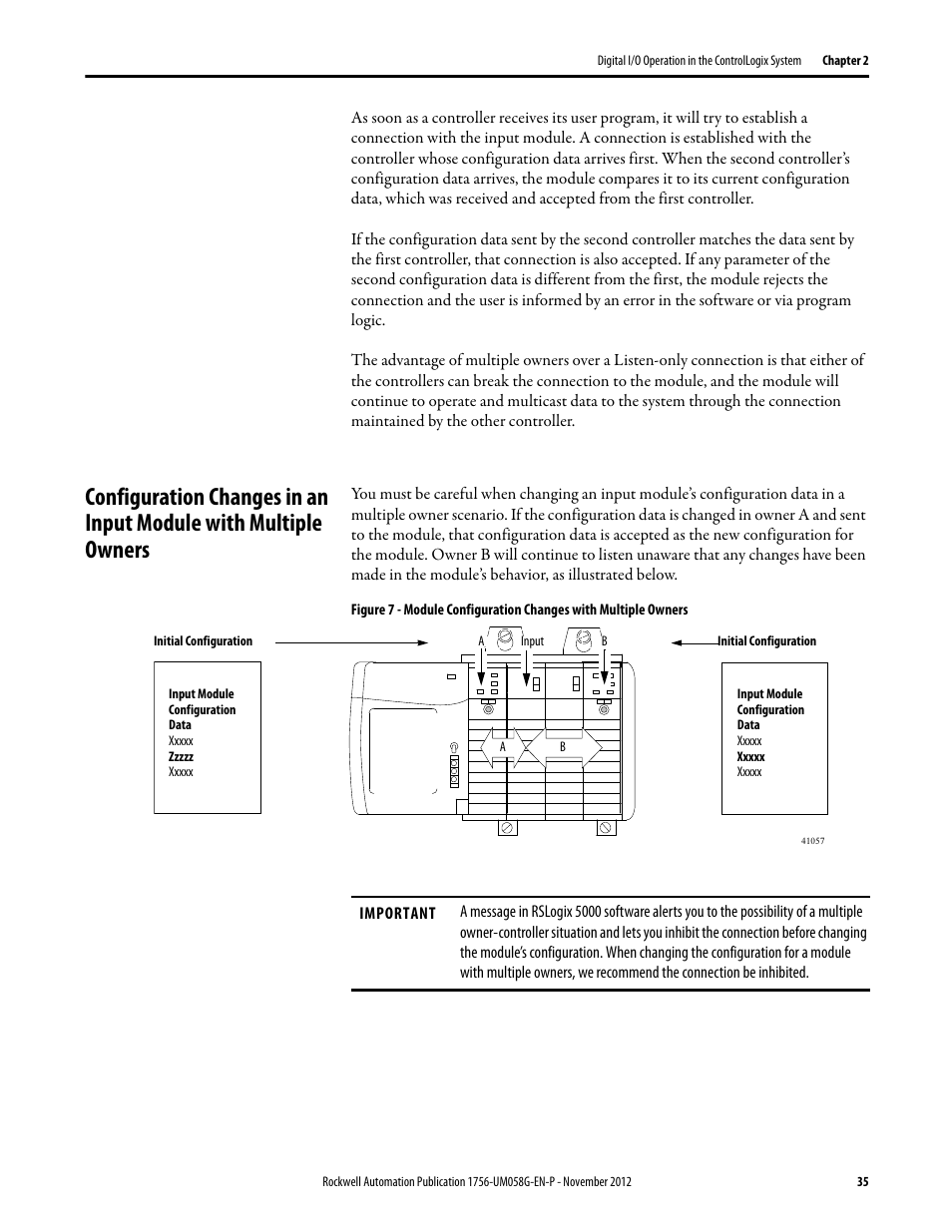 Configuration | Rockwell Automation 1756-XXXX ControlLogix Digital I/O Modules User Manual | Page 35 / 258
