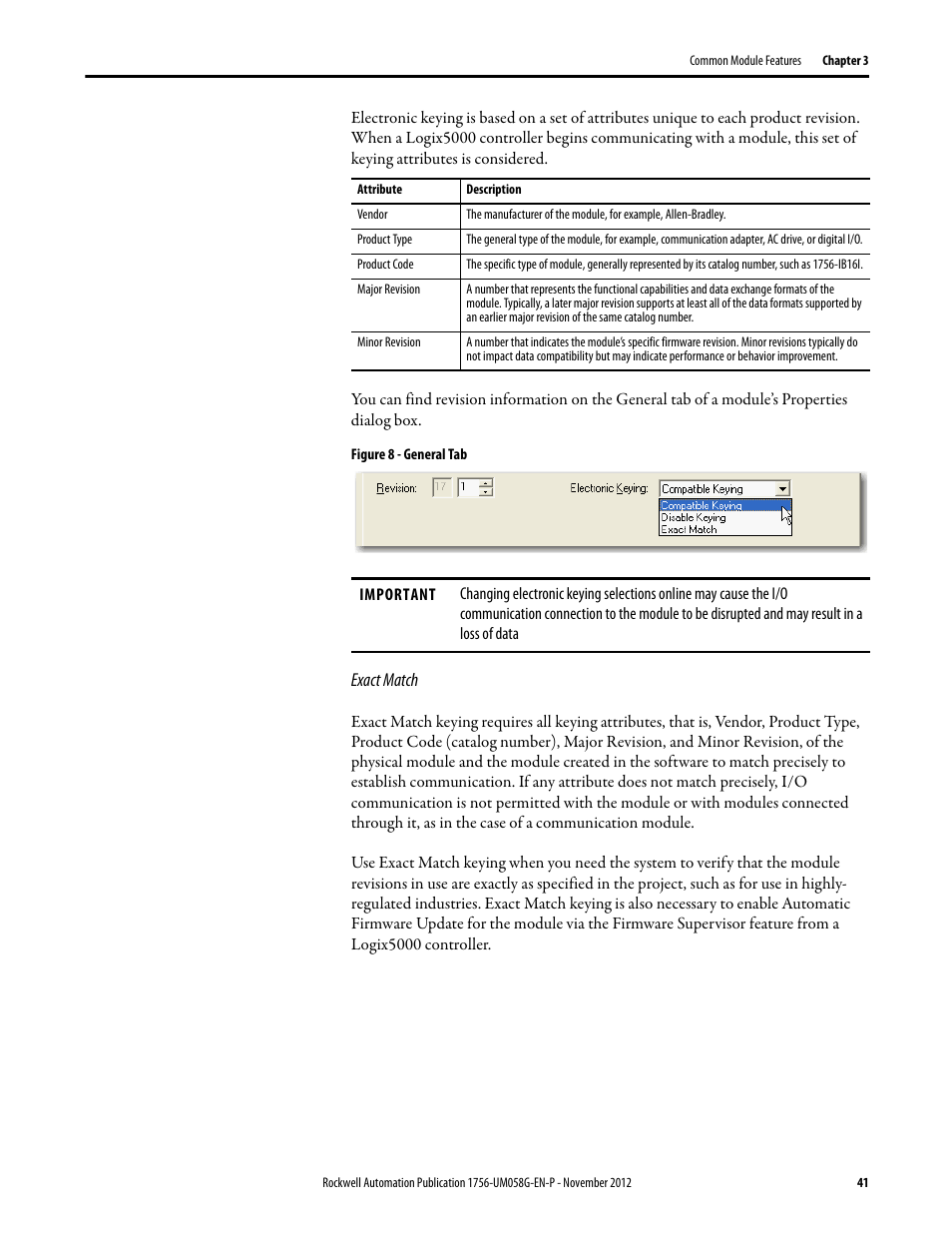 Rockwell Automation 1756-XXXX ControlLogix Digital I/O Modules User Manual | Page 41 / 258