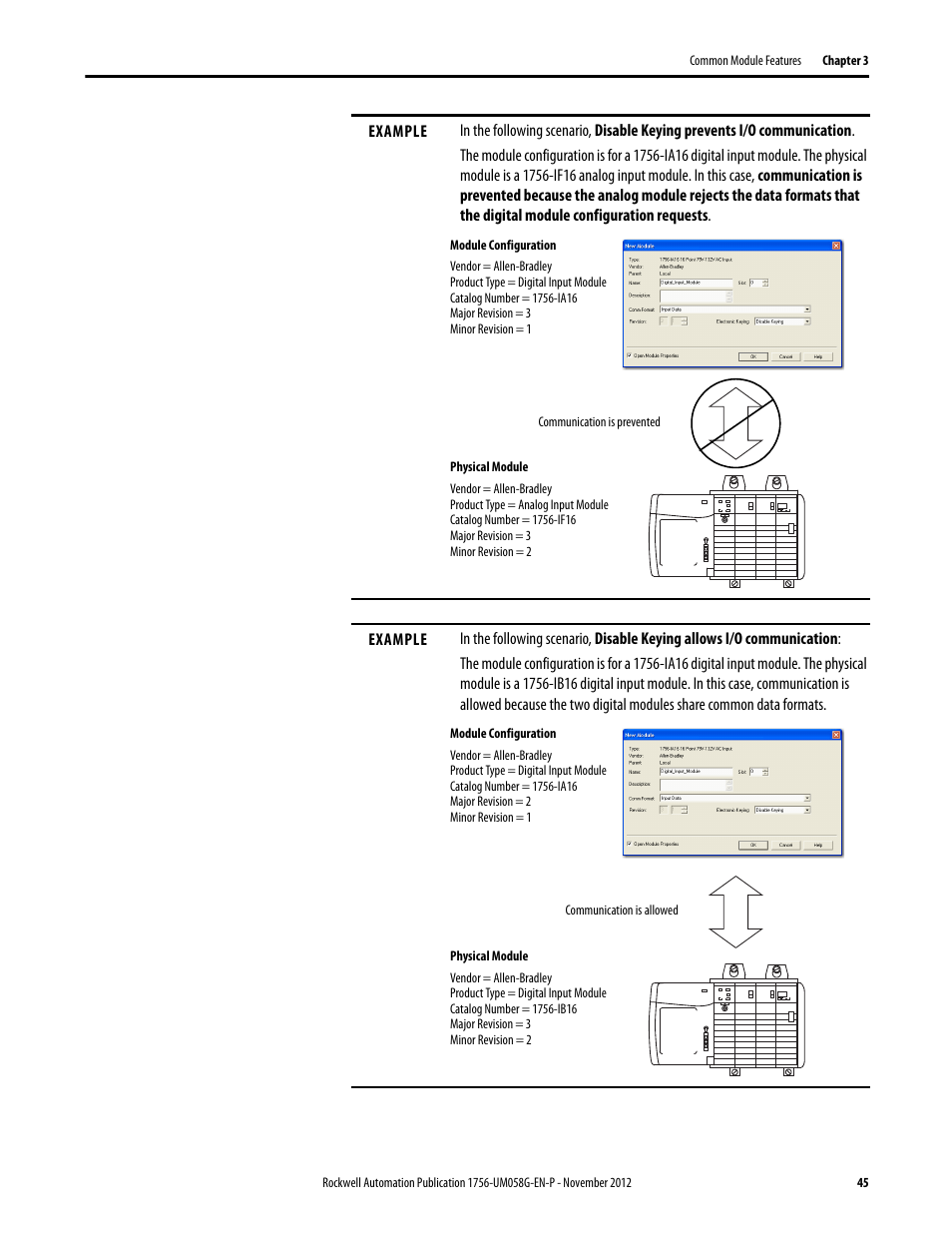 Rockwell Automation 1756-XXXX ControlLogix Digital I/O Modules User Manual | Page 45 / 258