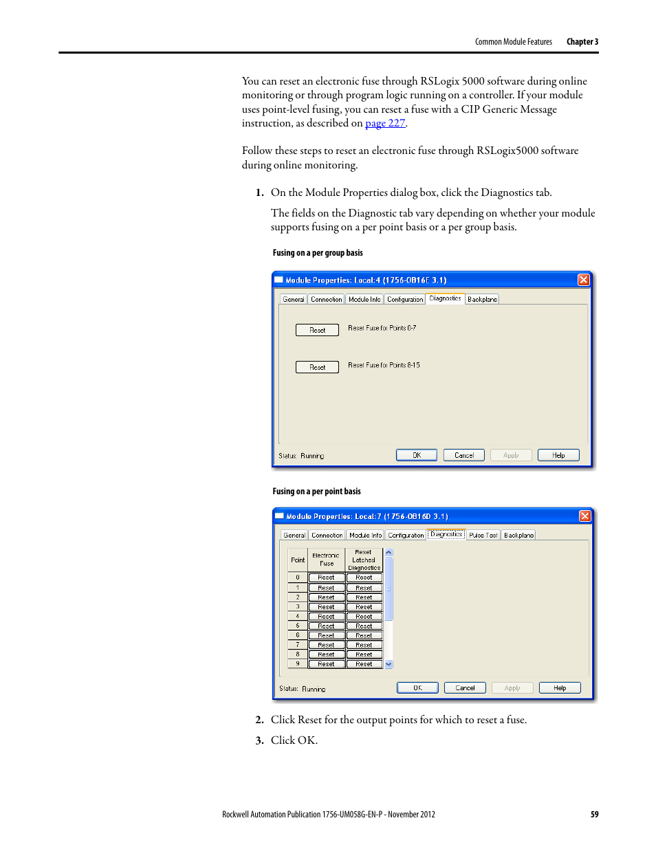 Rockwell Automation 1756-XXXX ControlLogix Digital I/O Modules User Manual | Page 59 / 258