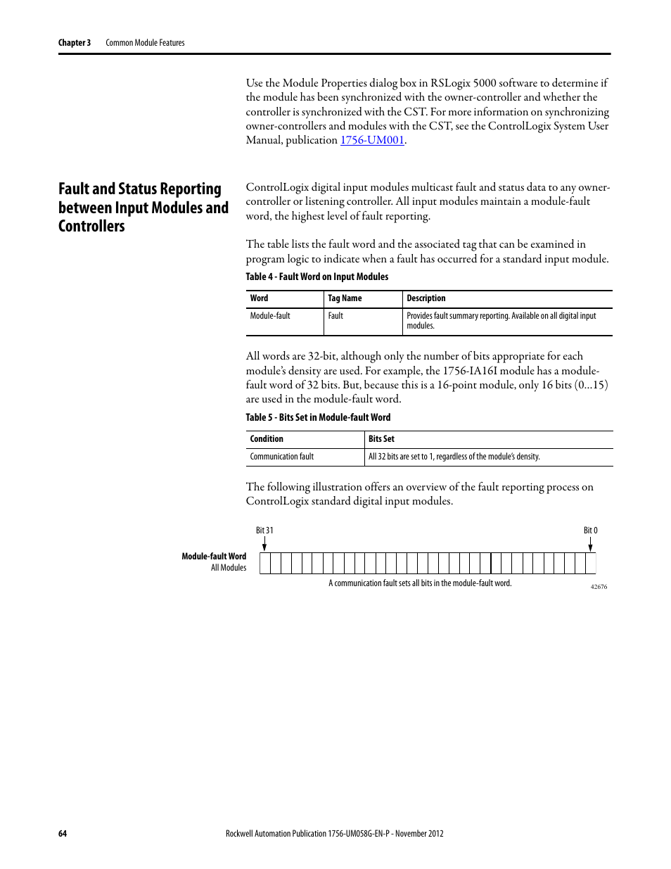 Rockwell Automation 1756-XXXX ControlLogix Digital I/O Modules User Manual | Page 64 / 258