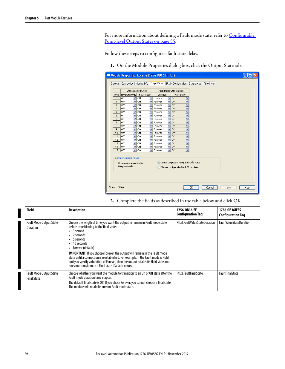 Rockwell Automation 1756-XXXX ControlLogix Digital I/O Modules User Manual | Page 96 / 258