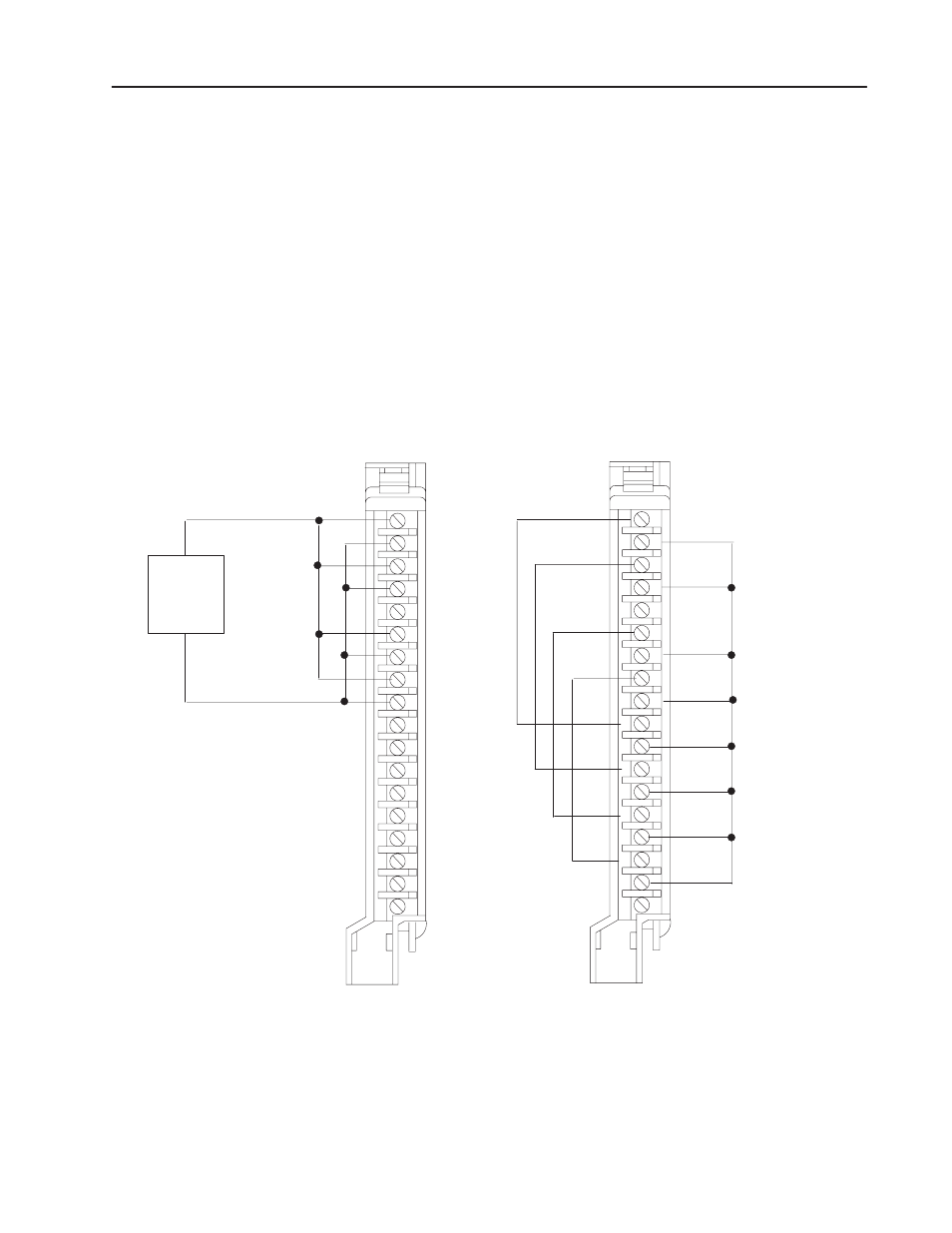 Wire the wiring arms | Rockwell Automation 1771-QI,D17716.5.126 PLASTIC MOLD.MODULE User Manual | Page 147 / 153