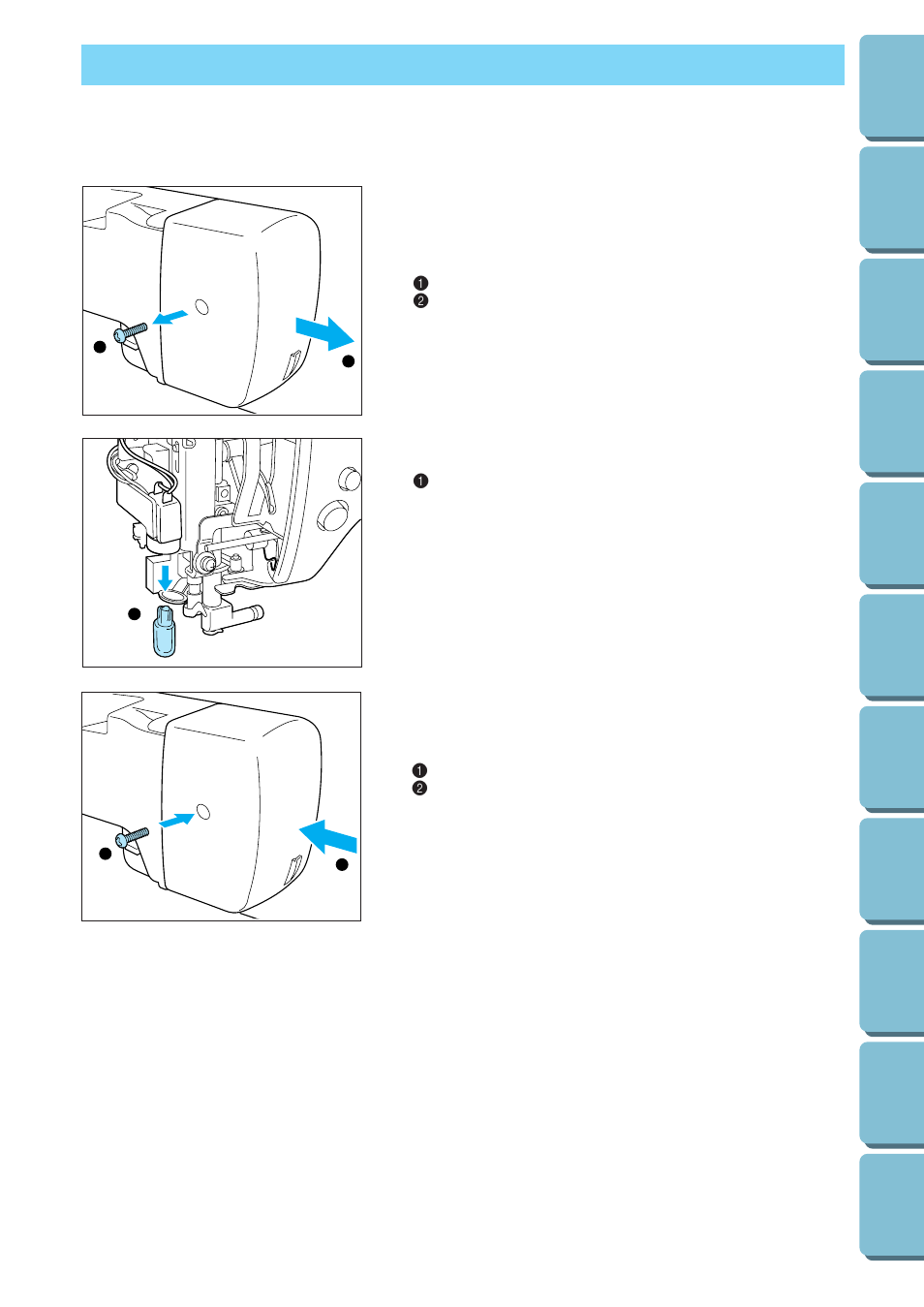 Changing the light bulb | Brother PE 300S User Manual | Page 102 / 111