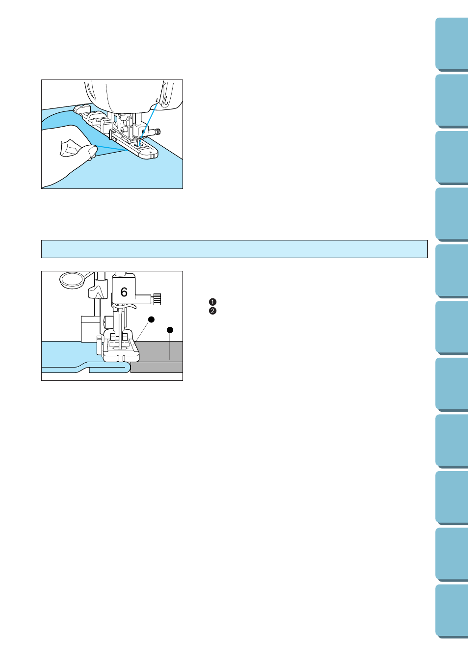 Thick fabrics | Brother PE 300S User Manual | Page 55 / 111