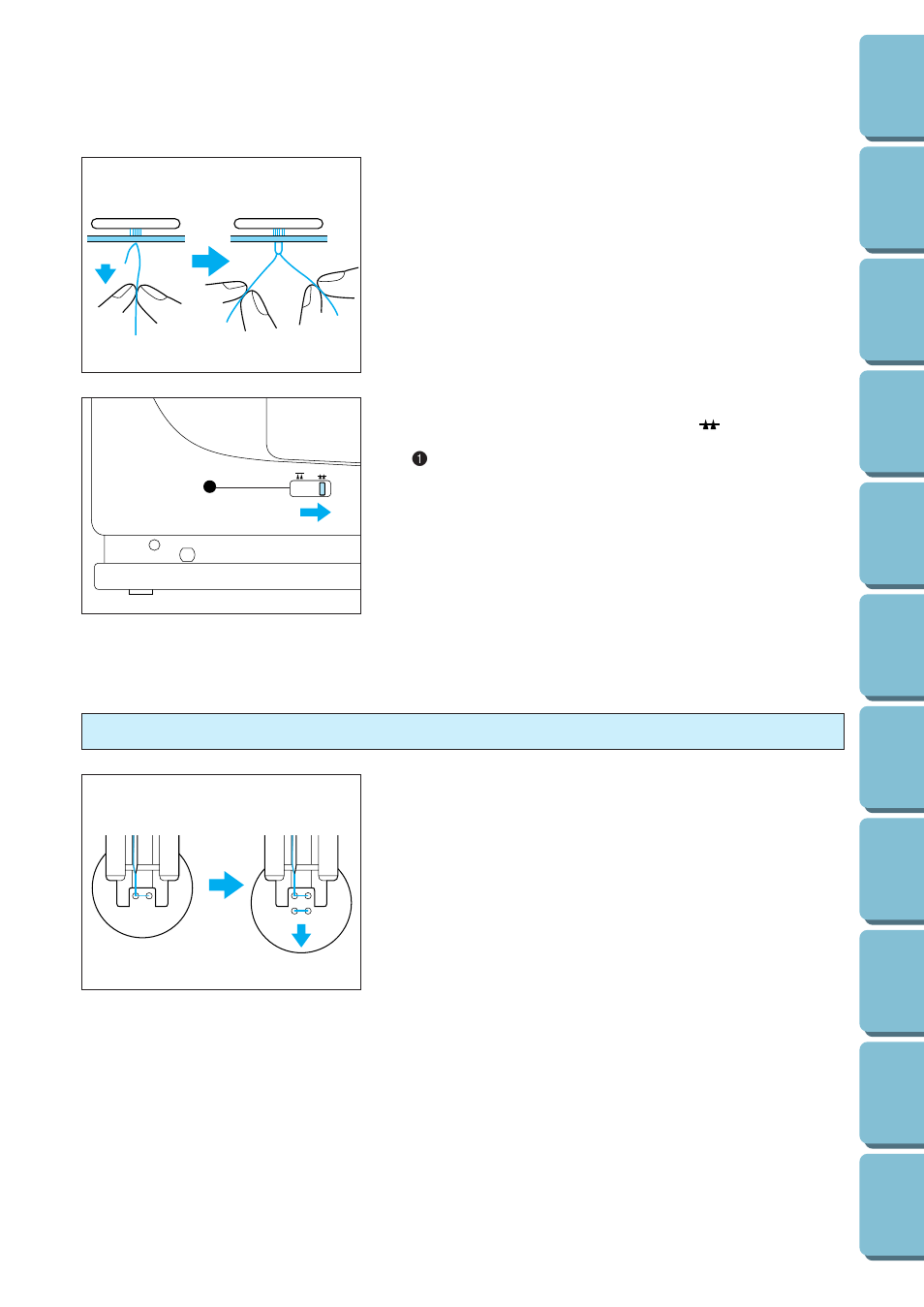 Attaching buttons with four holes | Brother PE 300S User Manual | Page 64 / 111