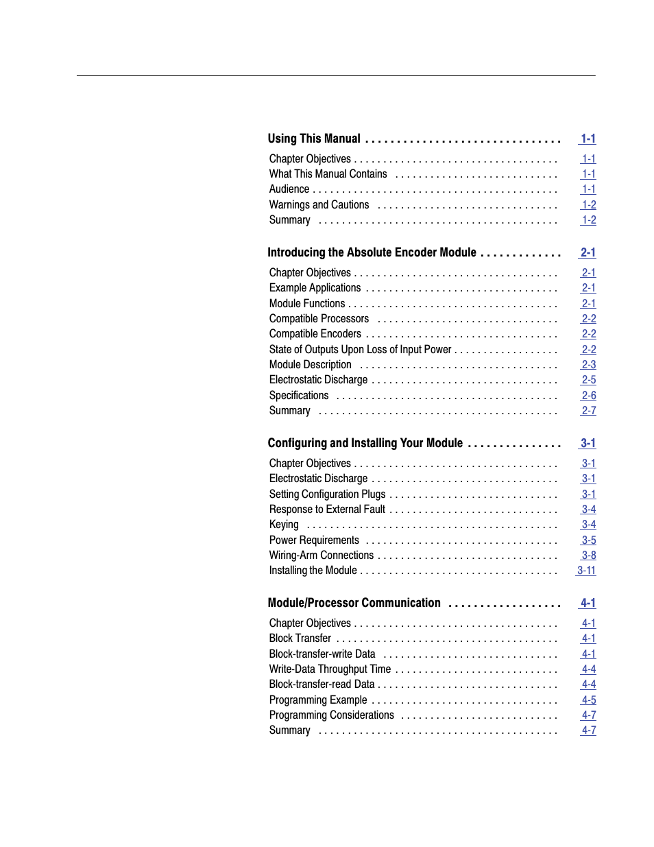 Rockwell Automation 1771-DE Absolute Encoder Module User Manual User Manual | Page 2 / 80