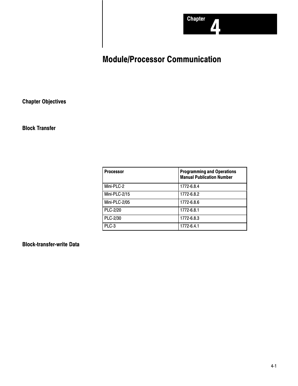 Module/processor communication | Rockwell Automation 1771-DE Absolute Encoder Module User Manual User Manual | Page 25 / 80