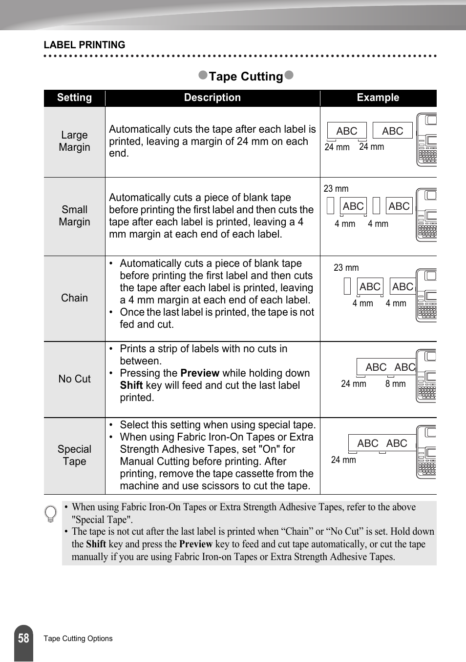 Brother LW6091001 User Manual | Page 62 / 84