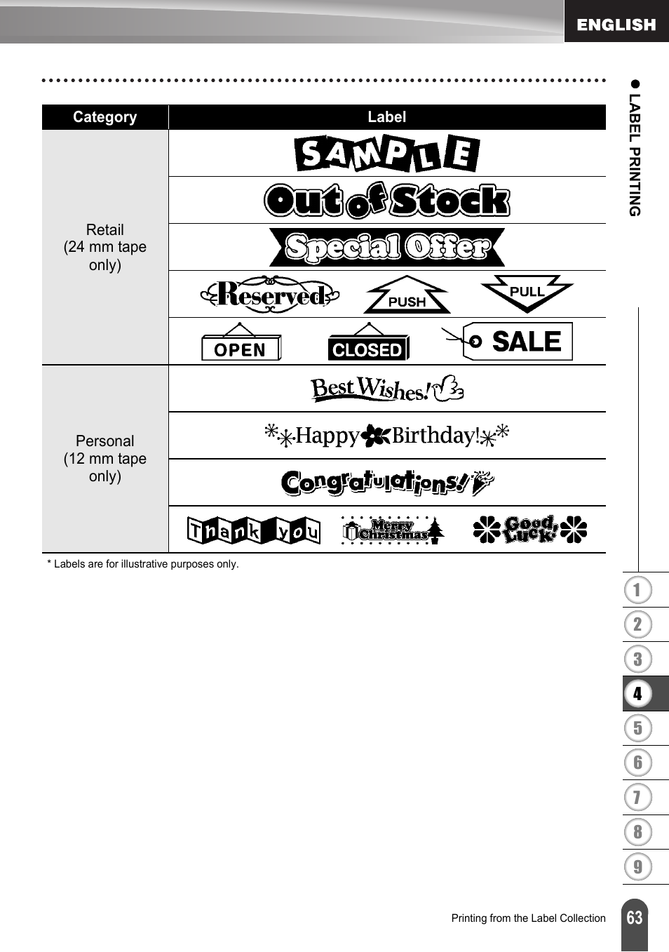 Brother LW6091001 User Manual | Page 67 / 84