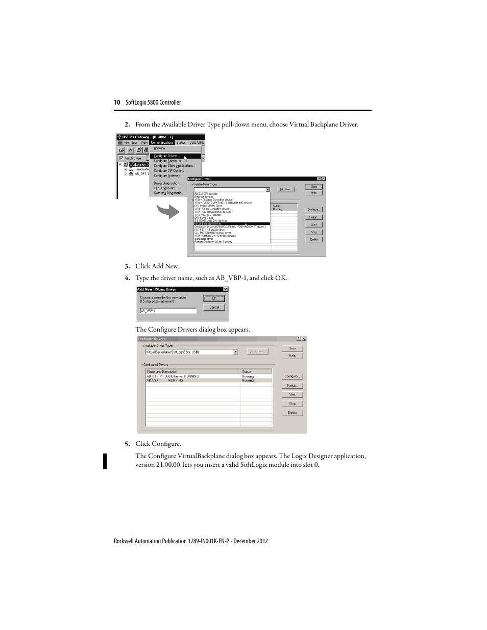 Rockwell Automation 1789-L10_L30_L60 SoftLogix 5800 Controller Installation Instructions User Manual | Page 10 / 14