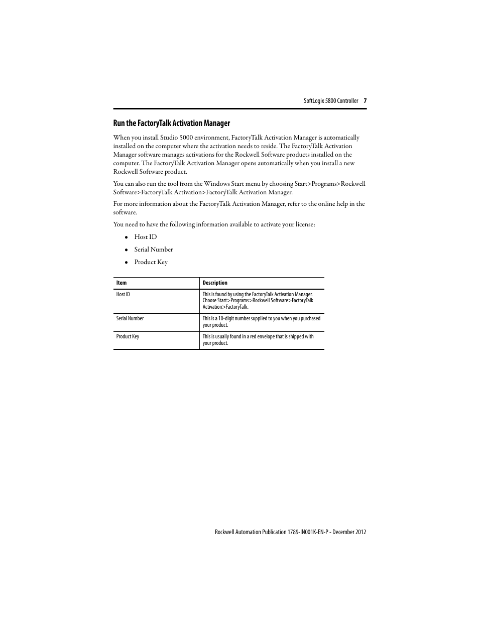 Run the factorytalk activation manager | Rockwell Automation 1789-L10_L30_L60 SoftLogix 5800 Controller Installation Instructions User Manual | Page 7 / 14