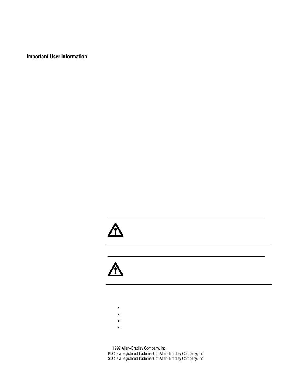 Inside cover | Rockwell Automation 1791-IOBB USER MANUAL User Manual | Page 2 / 34