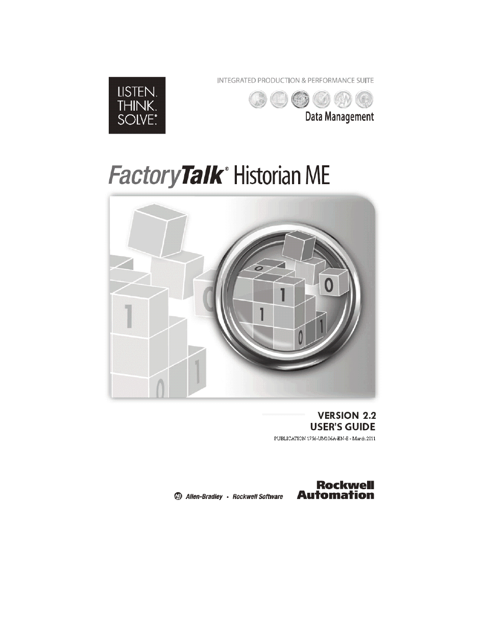 Rockwell Automation 1756-HIST2G FactoryTalk Historian ME 2.2  User Manual | 330 pages