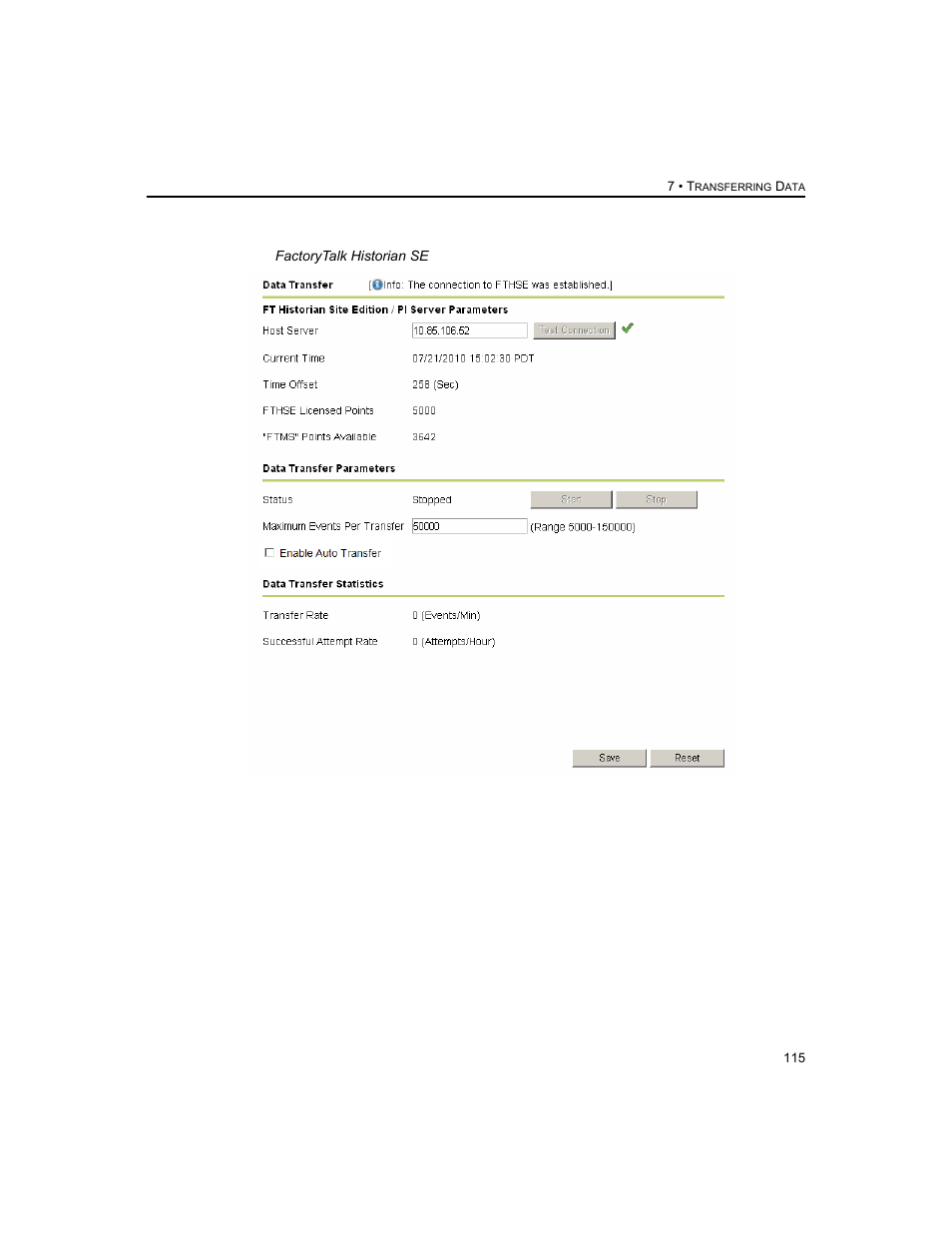 Rockwell Automation 1756-HIST2G FactoryTalk Historian ME 2.2  User Manual | Page 125 / 330
